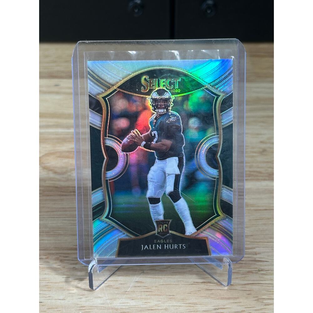 2020 Panini Select - Concourse Jalen Hurts #50 Silver Prizm (RC)